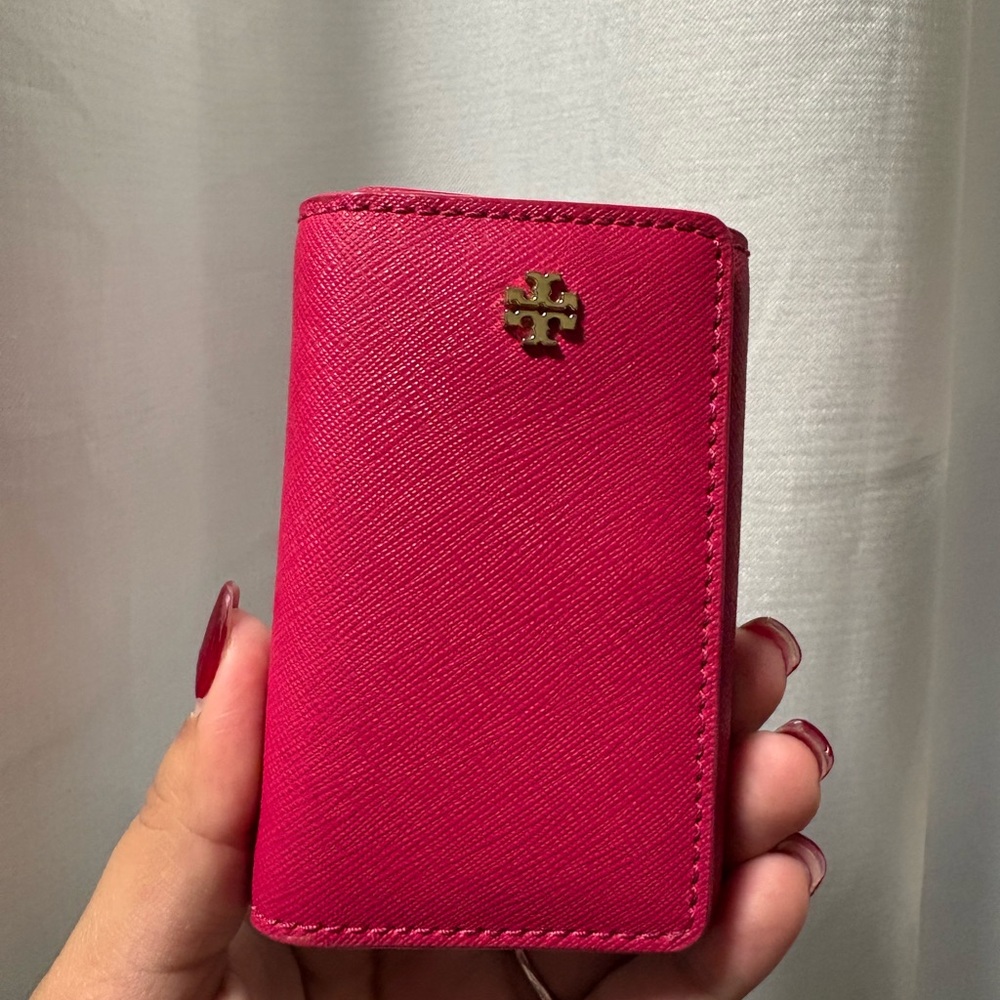 Tory Burch Fuchsia Card Holder